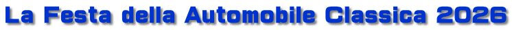 La Festa della Automobile Classica 2026